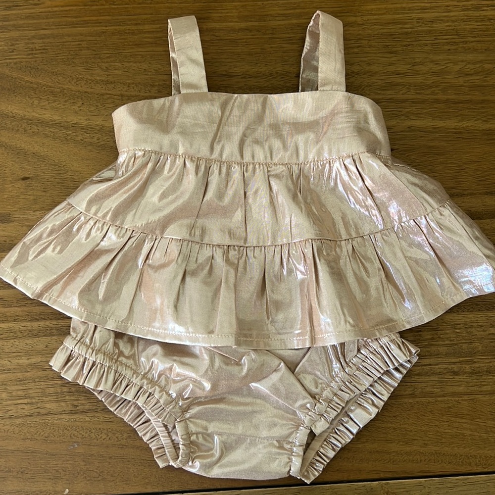 Baby Metallic Outfit Set